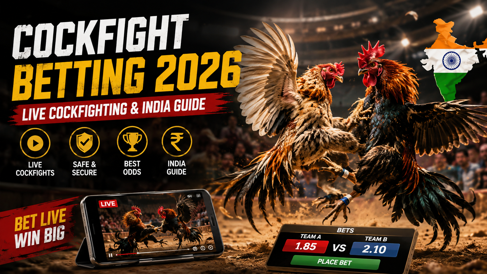 Cockfight betting India Guide
