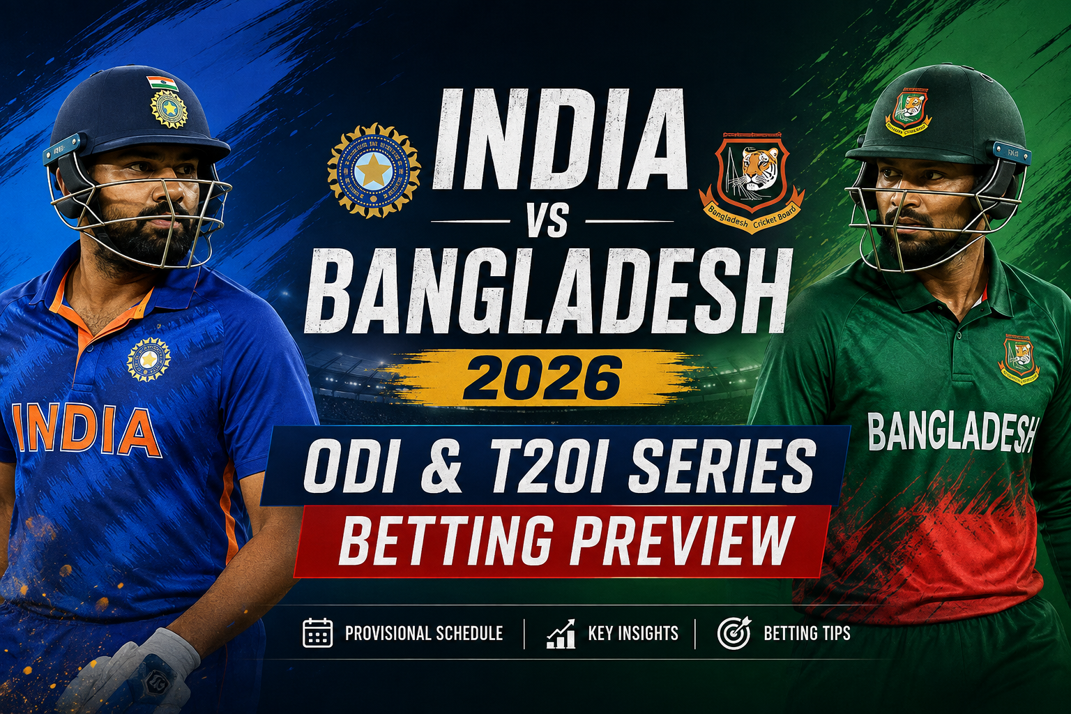Betting Preview for India vs Bangladesh
