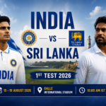 India vs Sri Lanka 1st Test 2026 - Galle Pitch Report & Betting Picks