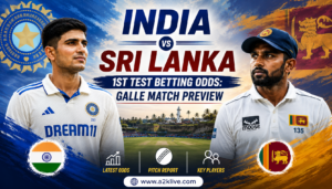 India vs Sri Lanka 1st Test Betting Odds